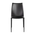 thumbnail image 1 of Set of Two Premium All Black Stacking Dining Chairs, 1 of 7