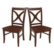 Set of Two Salerno Chairs  with Wood Seats