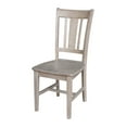 thumbnail image 1 of Set of Two San Remo Solid Wood Splatback Chairs in Washed Gray Taupe, 1 of 6