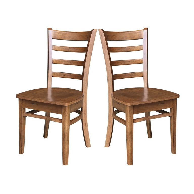 Set Of Two Walnut Solid Back Dining Chairs Set Of Two Walnut Solid Back Dining Chairs