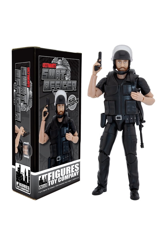 Ultimate 6.5 Inch Swat Officer Action Figure With Deluxe Articulation
