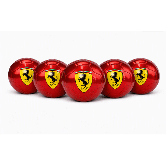 Set of five Ferrari No. 2 Limited Edition Metallic Mini 7’ inches size ...