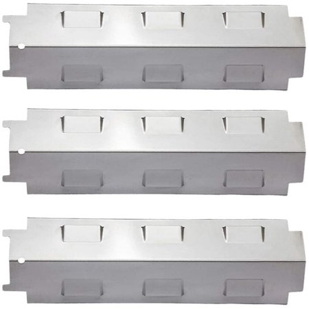 Set of three heat plates for Gas Grill Models from Char-broil, Grill King, Brinkmann, Kenmore, Thermos and other manufacturers
