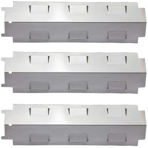 Set of three heat plates for Gas Grill Models from Char-broil, Grill King, Brinkmann, Kenmore, Thermos and other manufacturers