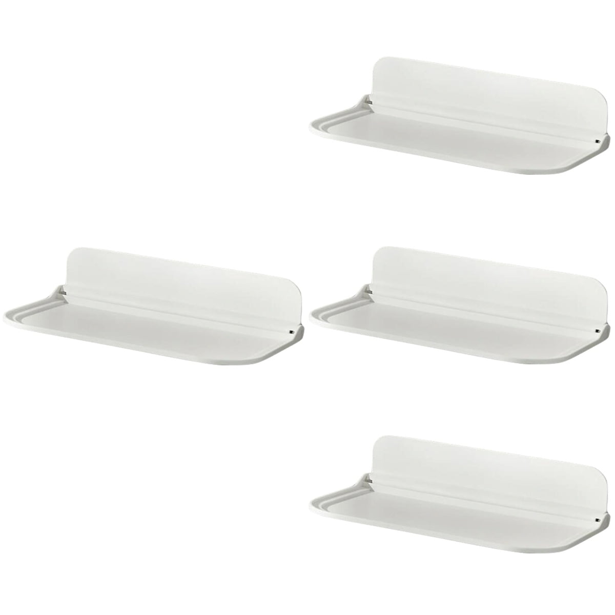 Settop Routing Box Folding Floating Shelf 4 Count Wallmounted Crack