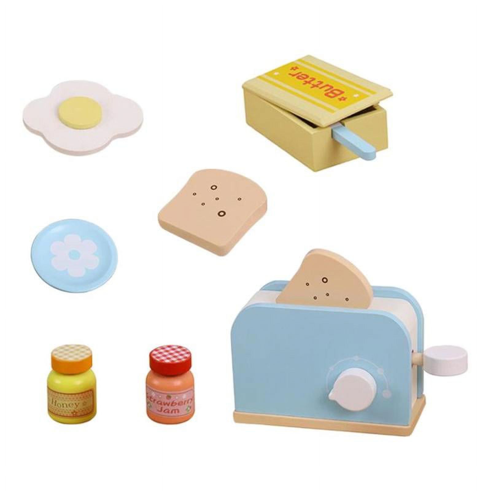 Set with Kitchen Utensils Kitchen Mixer Set Pretend Miniature Wooden