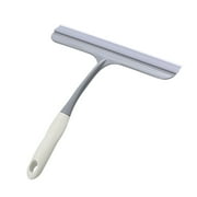 SetSail Squeegee for Shower Glass Door,Stainless Steel Shower,Squeegee for Glass Doors,All-Purpose Window Squeegee for Tile Shower Walls,Sink,Mirror,Bathroom,Car Window Cleaning 10 InchesWhite