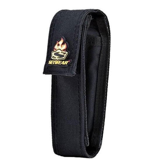 SetWear SW-05-527 6 x 2 in. Mini Flashlight Pouch, Black
