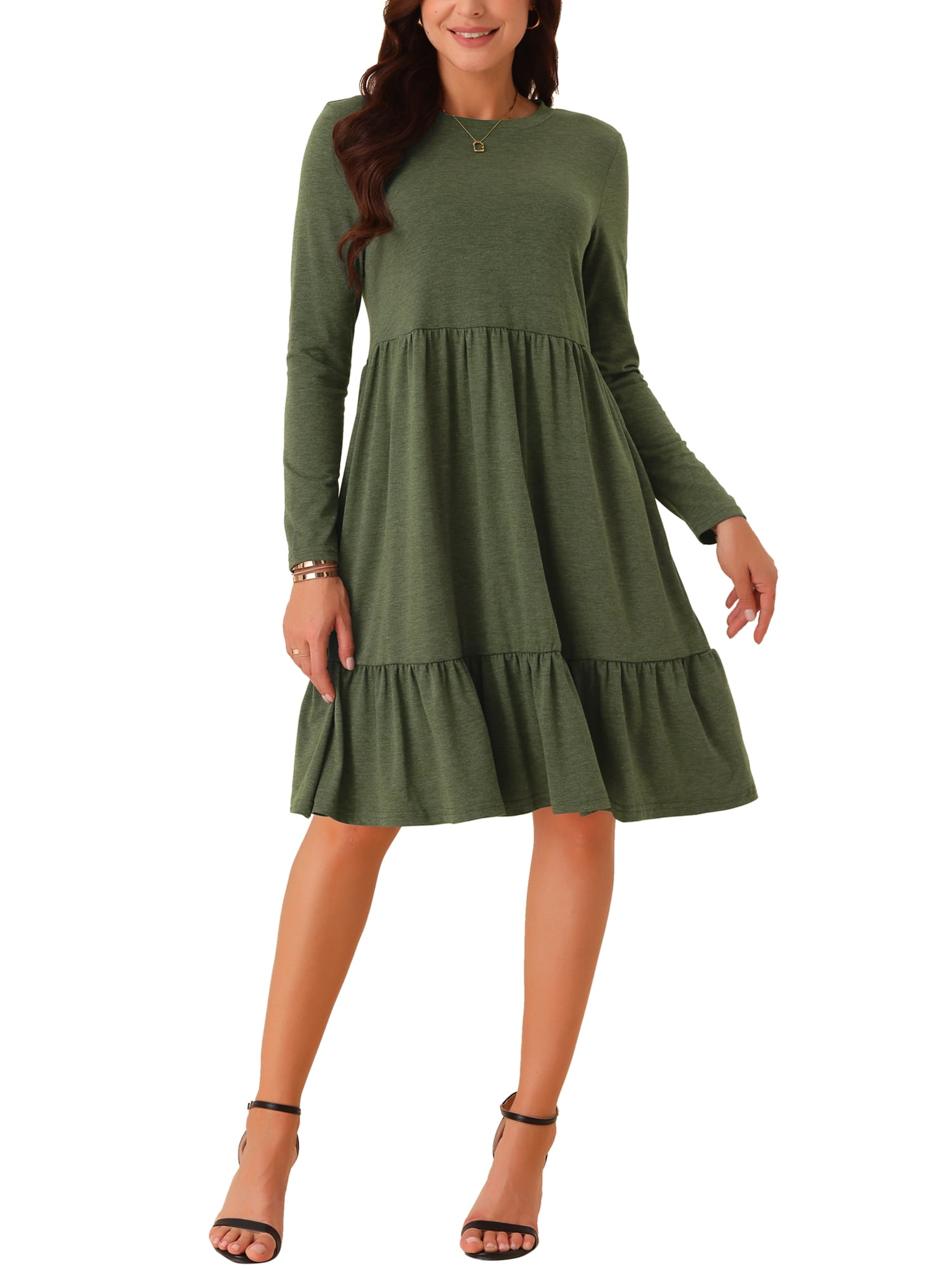 green babydoll dress women Baltic Born Womens Sari Babydoll Dress | Green main image 0