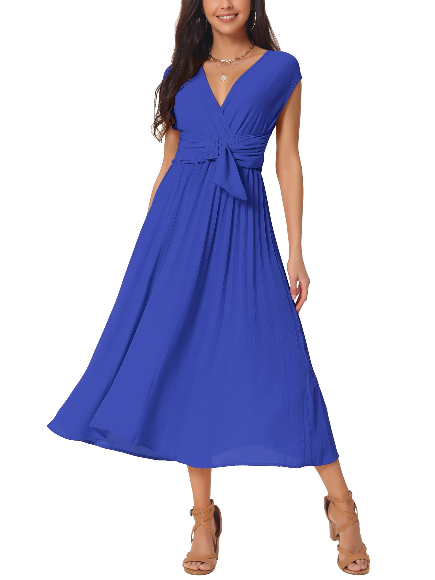 V-Neck Flowy Dress main image 0