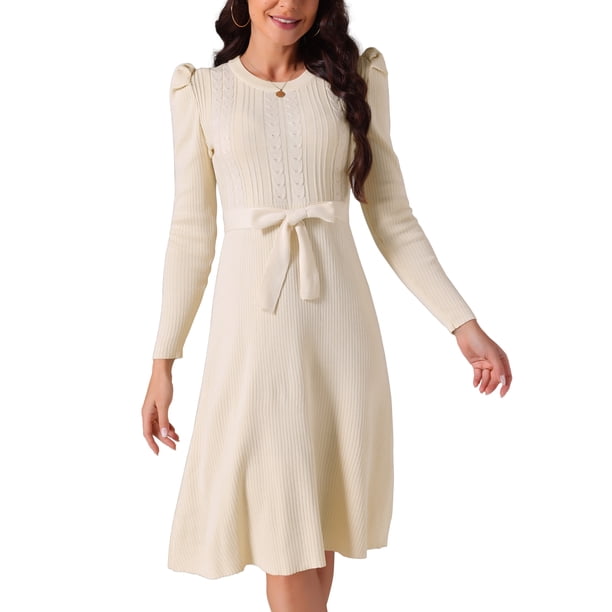 strapless open back dress Rue Rose Accent Ribbed Knit Midi Dress Coco main image 1