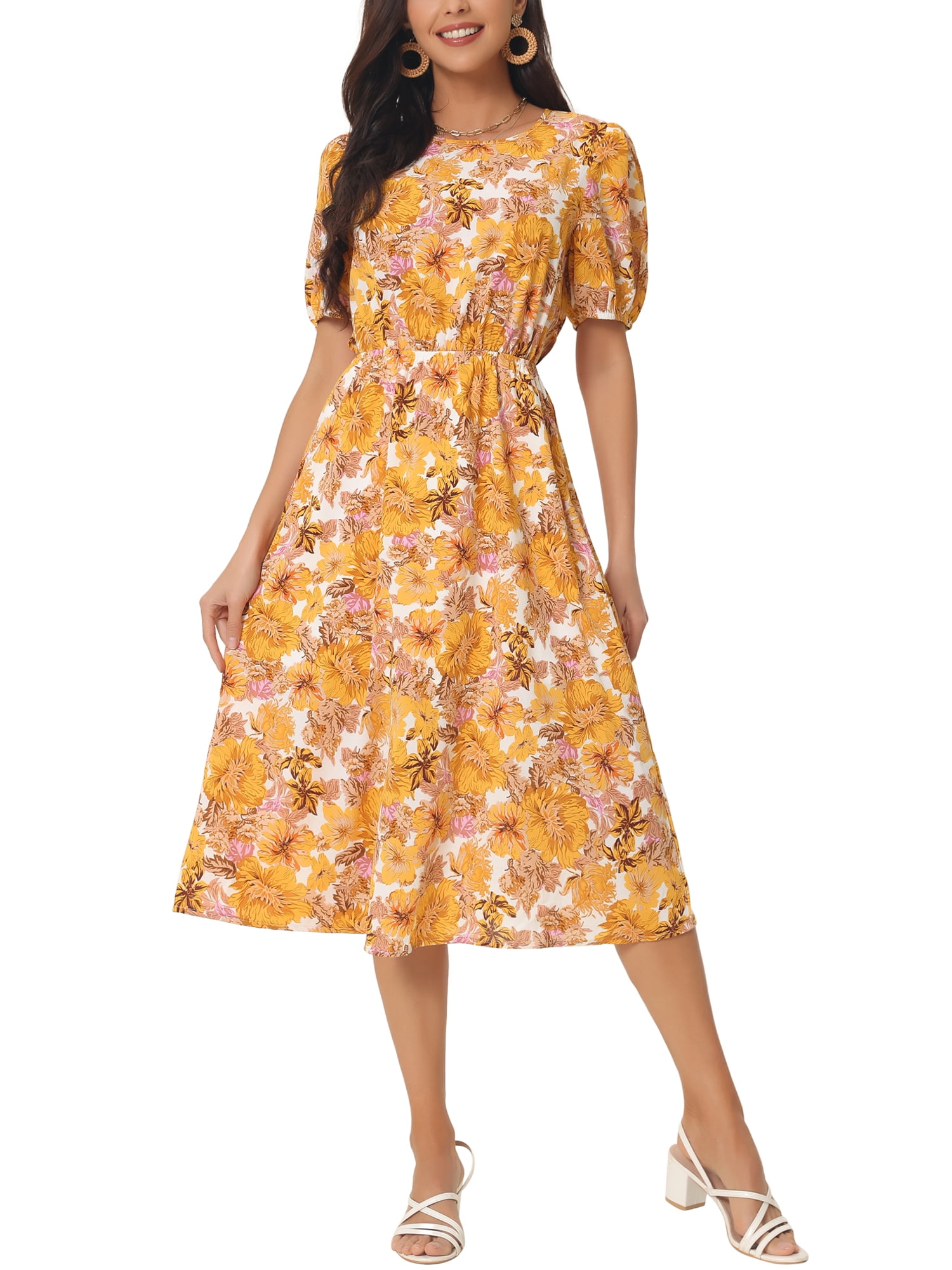 Boho Short Sleeve Maxi Dress Boho Floral Maxi Dress With Pockets - Women's  Short Sleeve Summer Dress For Beach & Casual Wear Wear Whatever The F You  Want Patrick