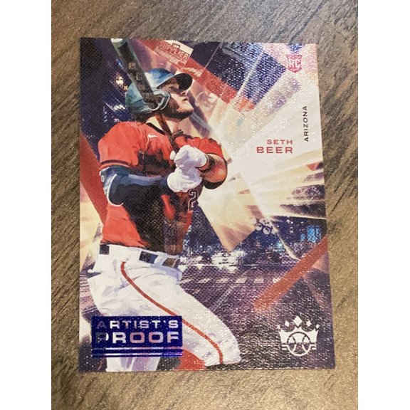 Seth Beer MLB Arizona Diamondbacks 2022 Panini Diamond Kings - Artist Proof Blue 78 trading card