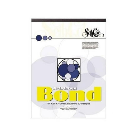 Seth Cole SC74A 11 in. x 14 in. Layout Bond Paper Pad