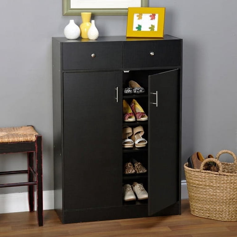Seth Entryway Shoe Cabinet, Multiple Finishes - Walmart.com