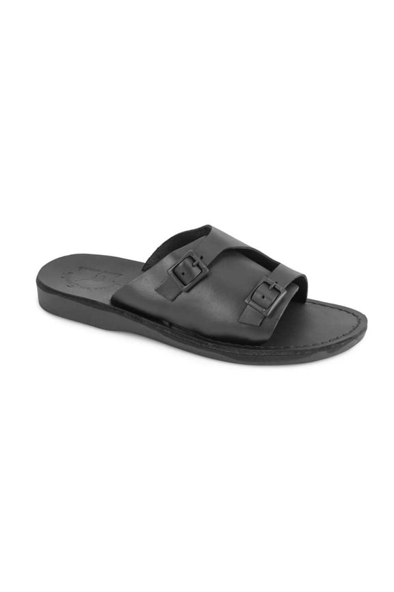 Seth - Leather Slide Sandal - Mens Sandals
