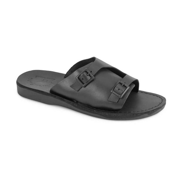 Seth - Leather Slide Sandal - Mens Sandals