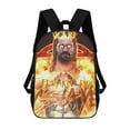 thumbnail image 1 of Seth Rollins Backpack, 17 Inch Laptop Backpack, Water-Resistant BookBag, Adjustable Shoulder Straps, Durable 600D Polyester, 1 of 9