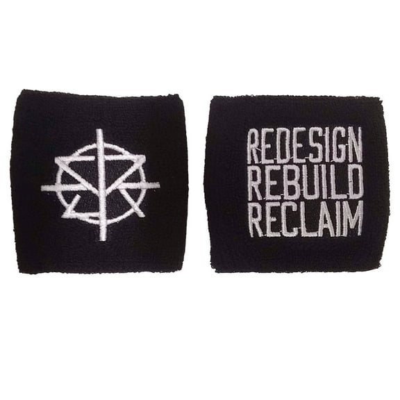 Seth Rollins Redesign Rebuild Reclaim WWE Authentic Logo Wristbands Set of 2