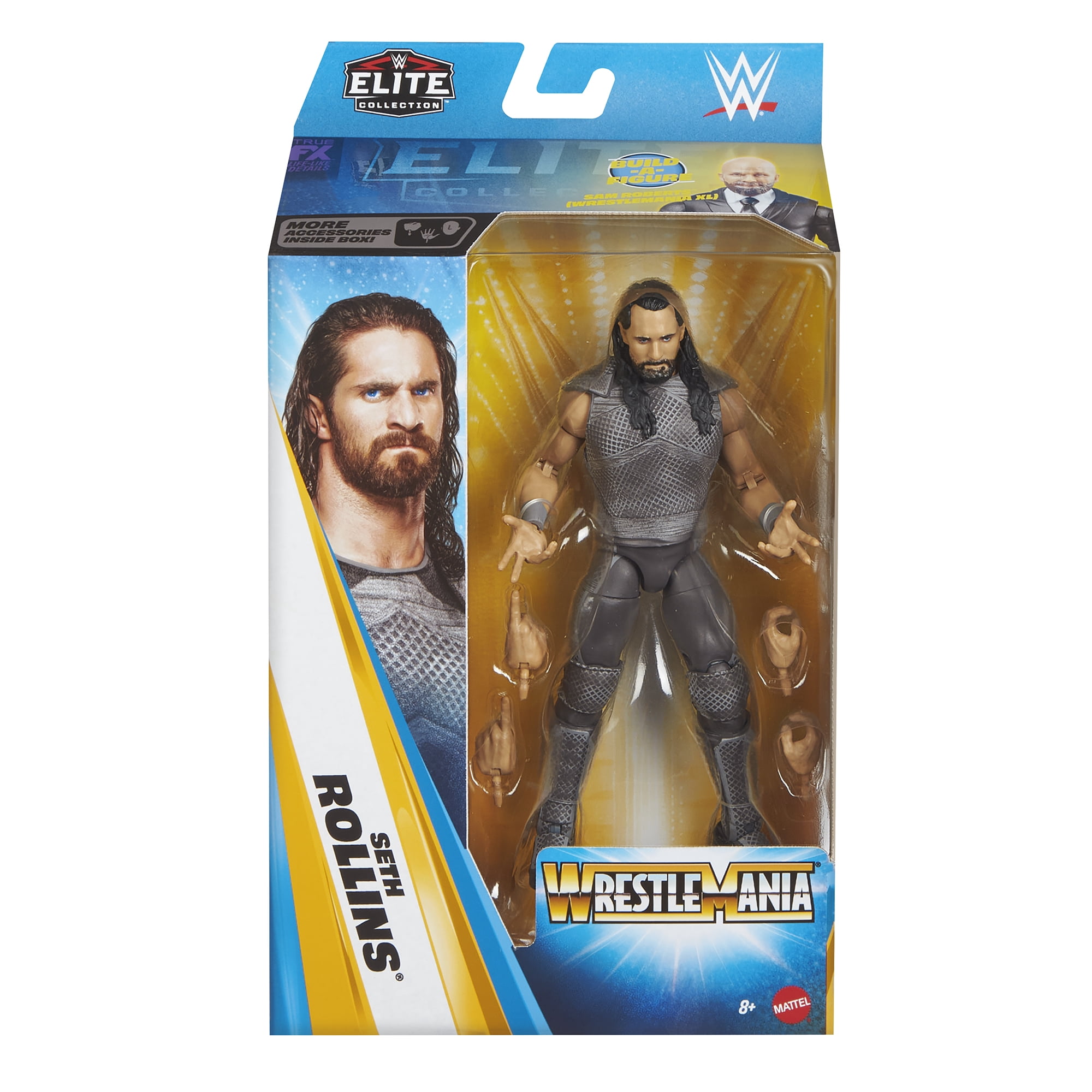 Seth Rollins (WM34) - WWE Elite WrestleMania 42 Mattel WWE Toy