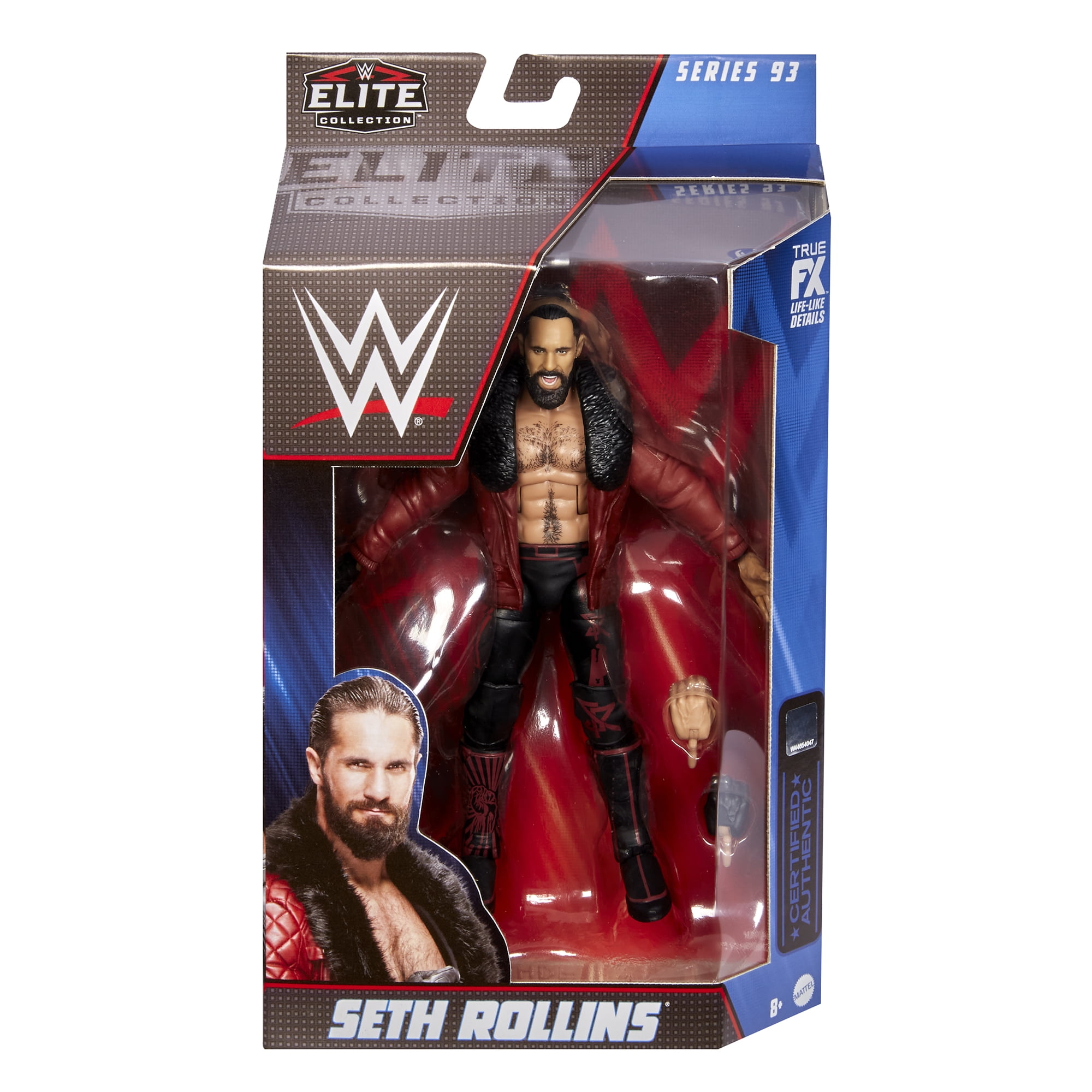 WWE Seth Rollins Elite Series #64 Mattel Figure Wrestling Fire Attire Raw  2023