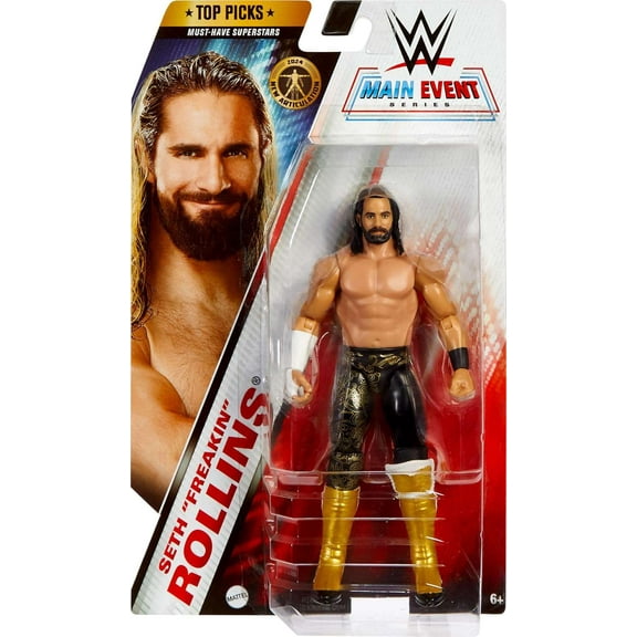 Seth Rollins - WWE Main Event Top Picks 2024 (Wave 4) Mattel WWE Toy Wrestling Action Figure