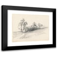 thumbnail image 1 of Seth Wells Cheney 14x12 Black Modern Framed Museum Art Print Titled - Landscape (C. 1835-1840), 1 of 5