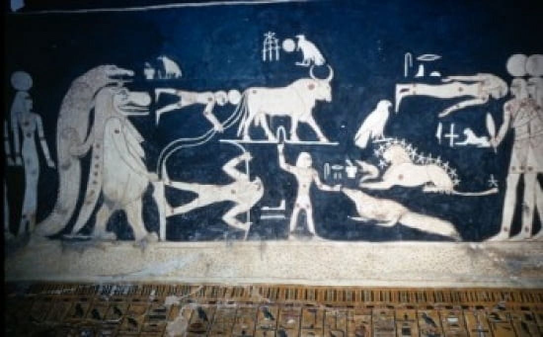 Seti Temple Egyptian Art Canvas Art - (24 x 36)