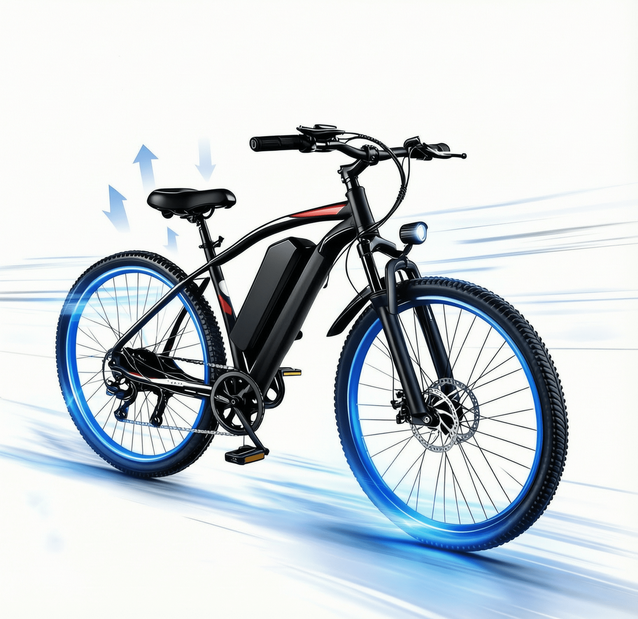 Setohet 26" Electric Bike for Adults , Powerful 500W E Bike with 36V Removable Battery: 7-Speed Commuter Bike ,UL2849