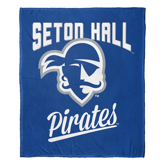 The Northwest 1COL-23600-0320-OOF 50 x 60 in. NCAA Seton Hall University Alumni Silk Touch Throw Blanket