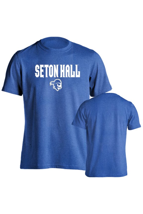 Seton Hall University Pirates Classic Arch with Mascot Short Sleeve T-Shirt