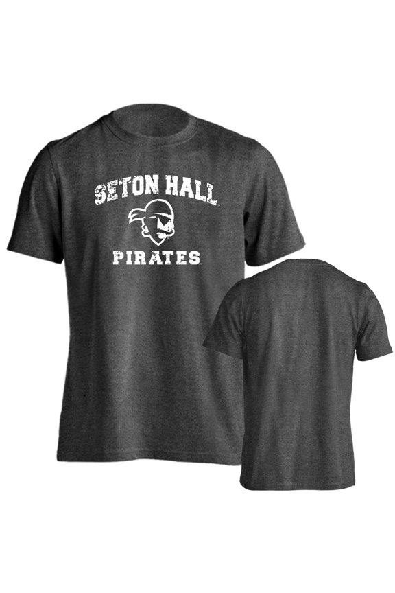 Seton Hall University Pirates Distressed Retro Short Sleeve T-Shirt