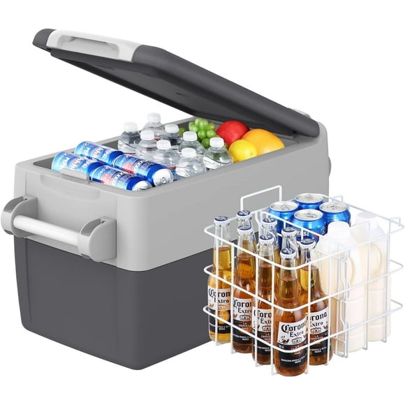 Setpower 12V Portable Refrigerator Freezer, 32 Quart Outdoor Fridge for Camping,Car Refrigerator,Electric Cooler for Truck, RV, Travel,3-Year Warranty