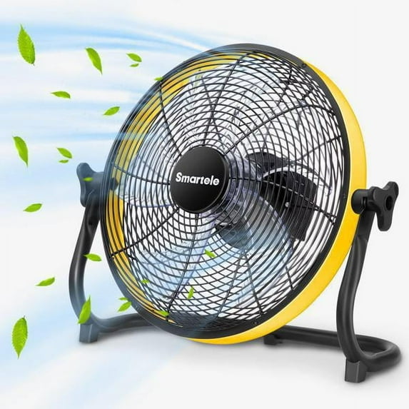 Setpower FF12 12 in Rechargeable Battery 2500 CFM Floor Fan