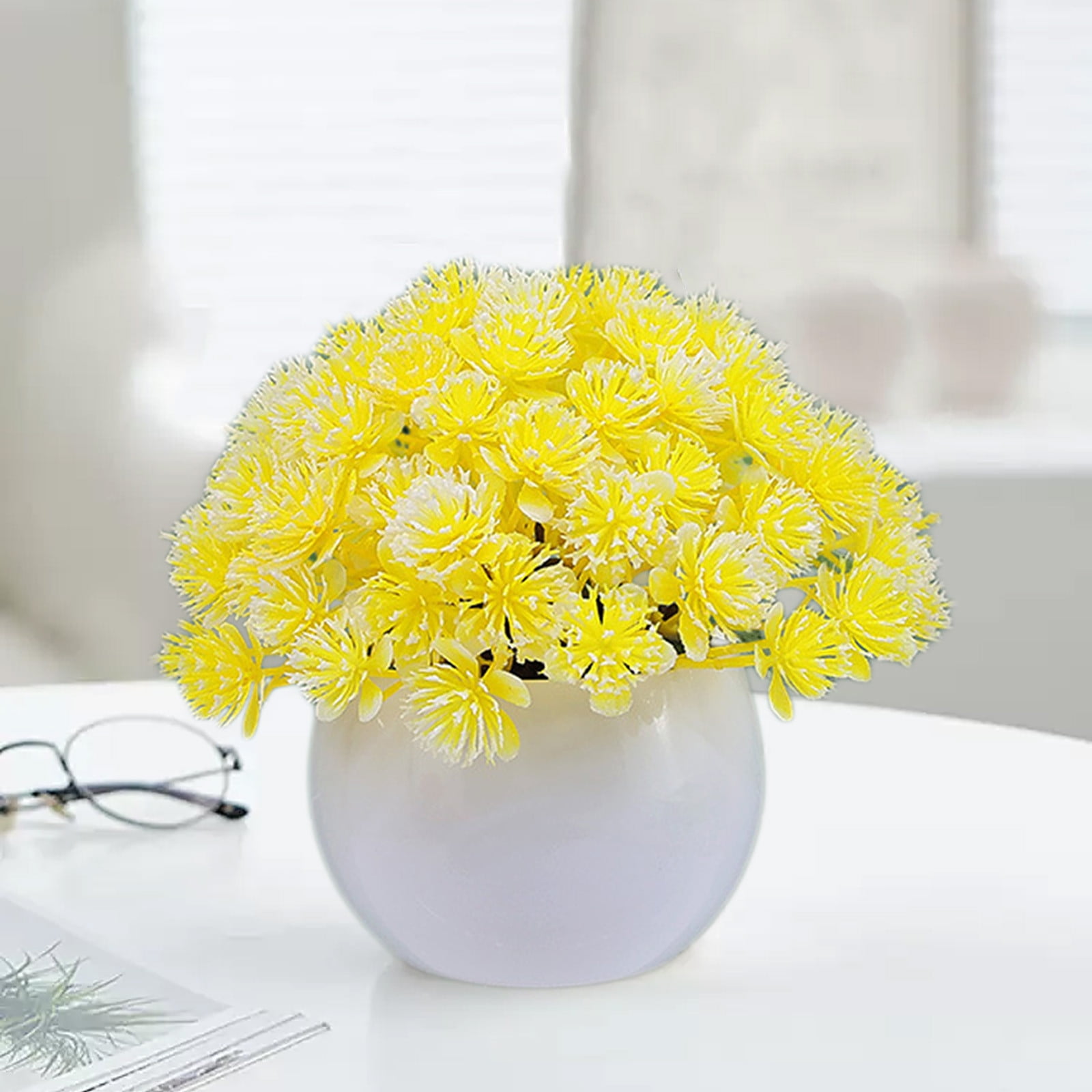 Sets Of Combinations Desktop Fake Flowers Potted Plants Christmas