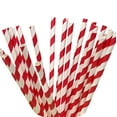 thumbnail image 1 of Sets of 100 Paper Straws Great for Birthday Wedding Baby Shower Party etc., 1 of 1