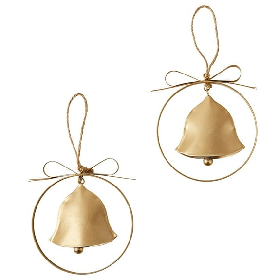 Hanging Metal Ornaments Set of 2
