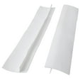 thumbnail image 1 of Kitchen Stove Gap Covers Silicone Gap Filler Counter & Stovetop 2 Pack - White, 1 of 4