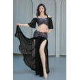 thumbnail image 1 of Sets of Top and Skirt Belly Dance Costumes Sequined Bead Retro Dresses, 1 of 9