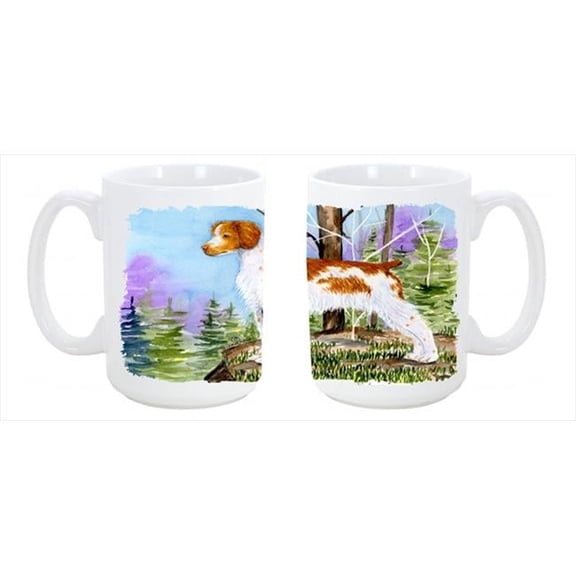 Setter Dishwasher Safe Microwavable Ceramic Coffee Mug 15 oz.