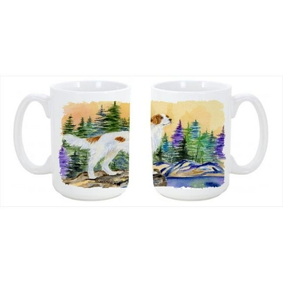 Setter Dishwasher Safe Microwavable Ceramic Coffee Mug 15 oz.