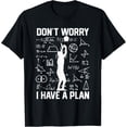 thumbnail image 1 of Setter Don't Worry I Have A Plan Men Volleyball School T-Shirt, 1 of 5