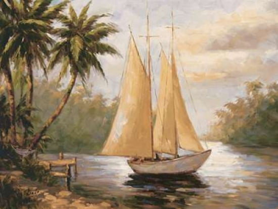 Setting Sail II Canvas Art - Bolo (22 x 28)