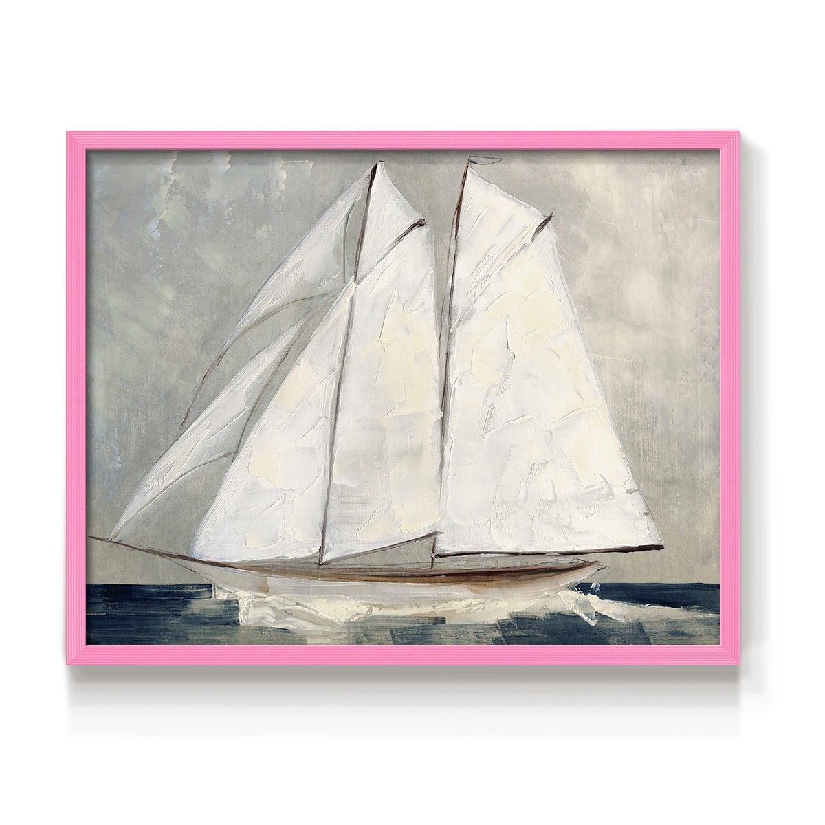 Setting Sail by Sally Swatland - Restickable Framed Giclée Print