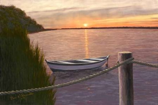 Setting Sun Canvas Art - Diane Romanello (24 x 36)