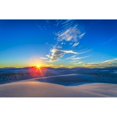 thumbnail image 1 of Setting Sun at White Sands National Monument   Mexico Poster Print, 1 of 2