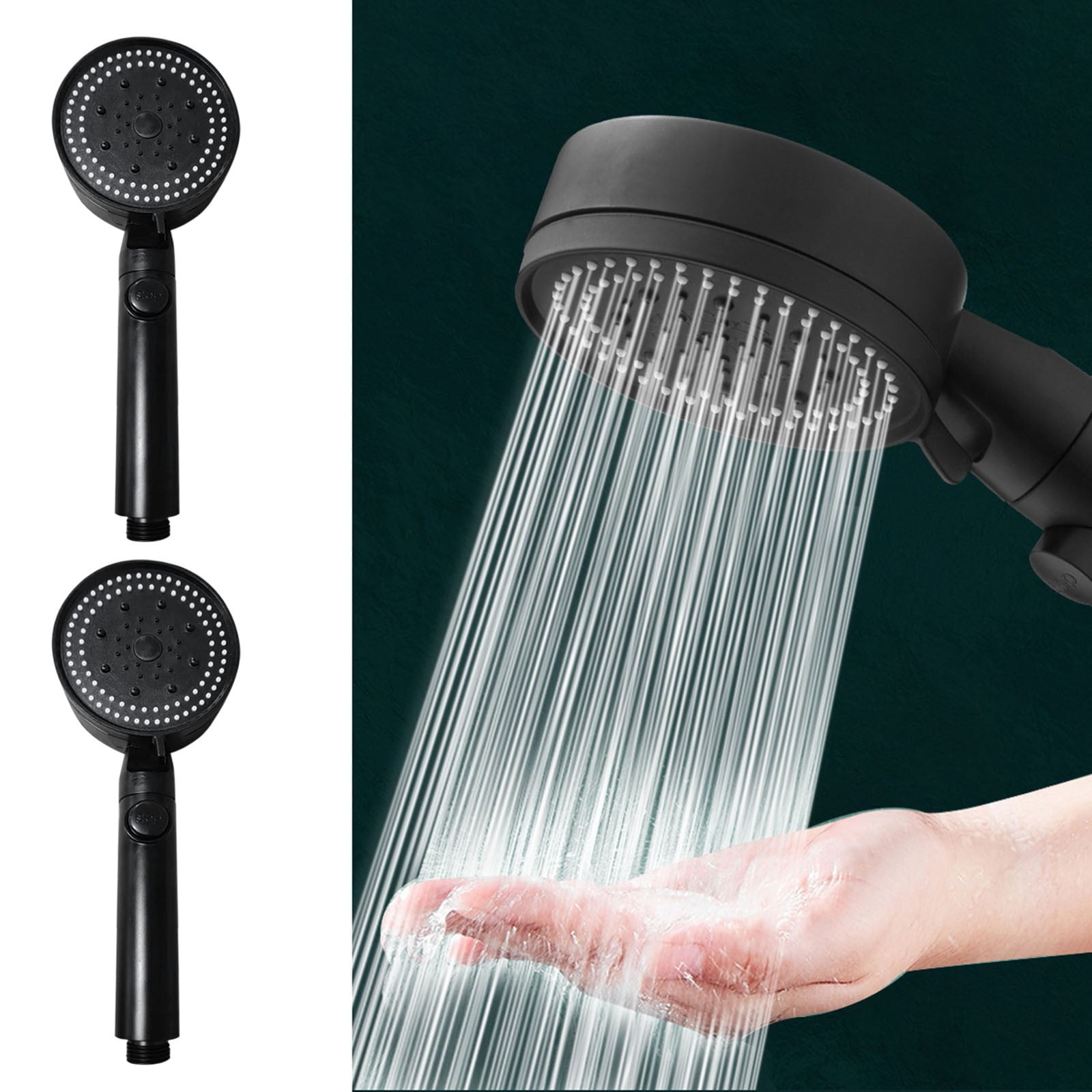 Settings High Pressure Shower Head With Handheld Shower Heads with