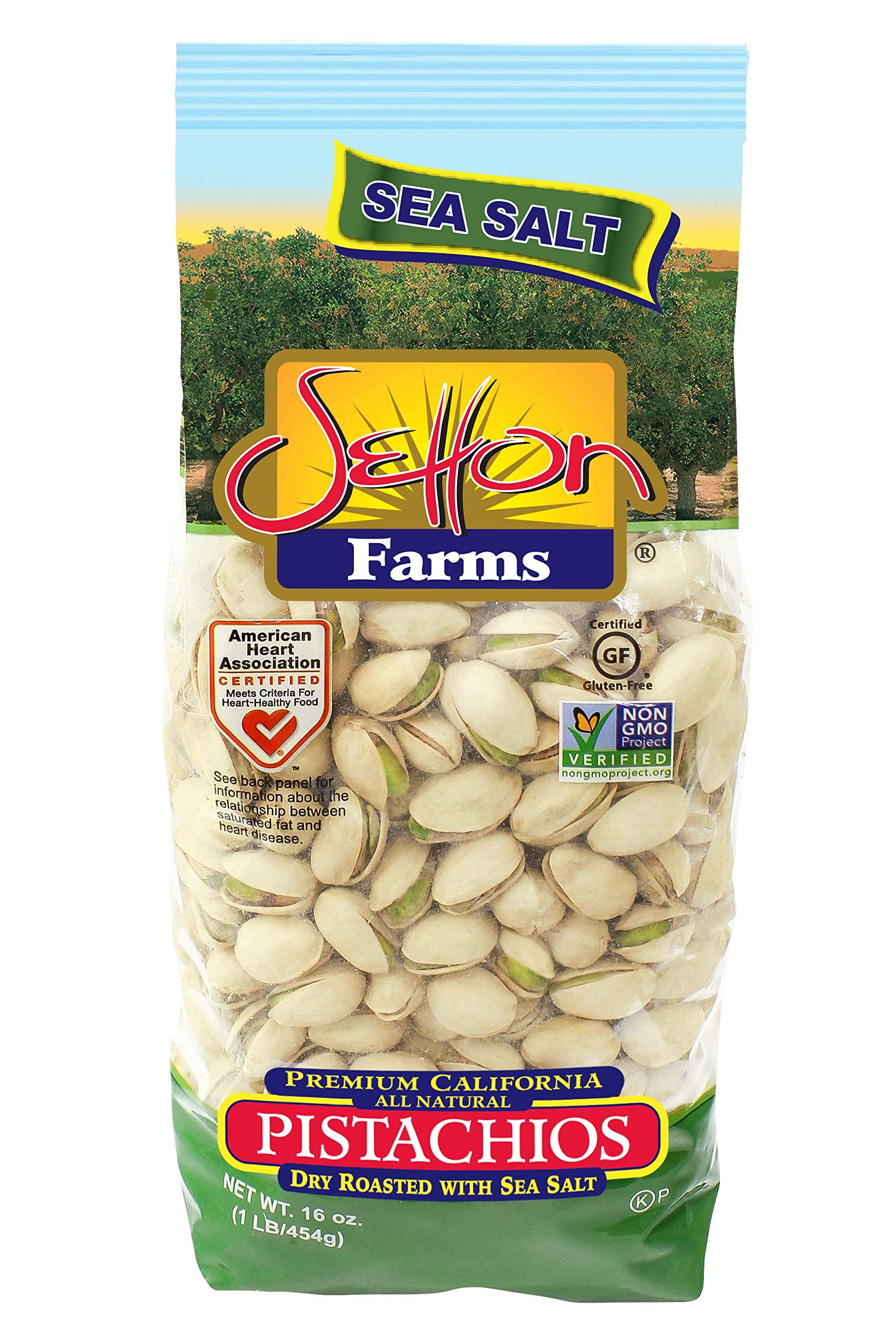Setton Farms Dry Roasted And Salted Pistachios, Premium California In