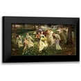 thumbnail image 1 of Seurat, Georges 14x9 Black Modern Framed Museum Art Print Titled - Ward The Progress Of Spring 1905, 1 of 5