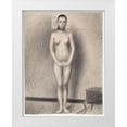 thumbnail image 1 of Seurat, Georges 26x32 White Modern Wood Framed Museum Art Print Titled - Study for Poseuses, 1 of 4